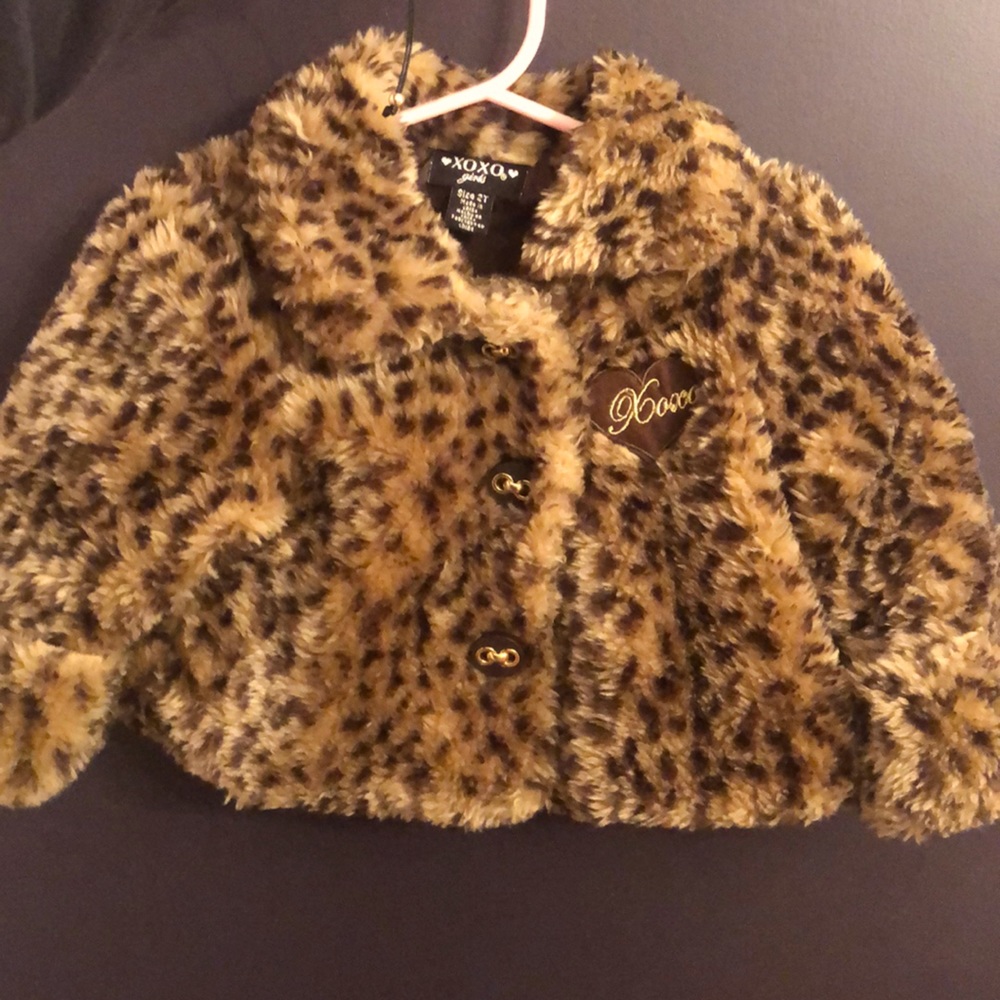 Luxurious Faux fur cheetah coat